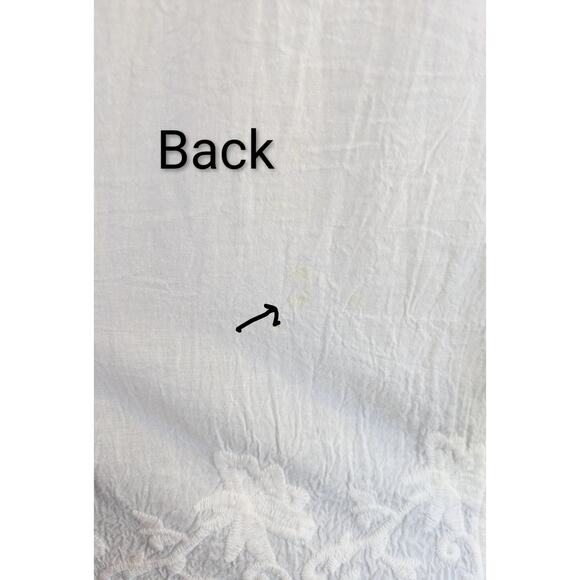 Lascana Tunic Top Large White Lace Crochet Hem Boho Coastal 1/2 Sleeve   
Beachy - Picture 12 of 12